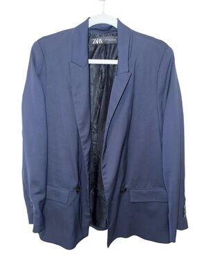 Zara Navy Blue Women's Blazer